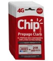 Chip prepago Claro 3Gb mas 300 minutos