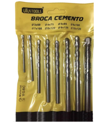 Set De Brocas Para Concreto